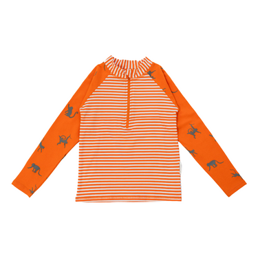 Pure Earth Collection Kids Orange Rash Vest